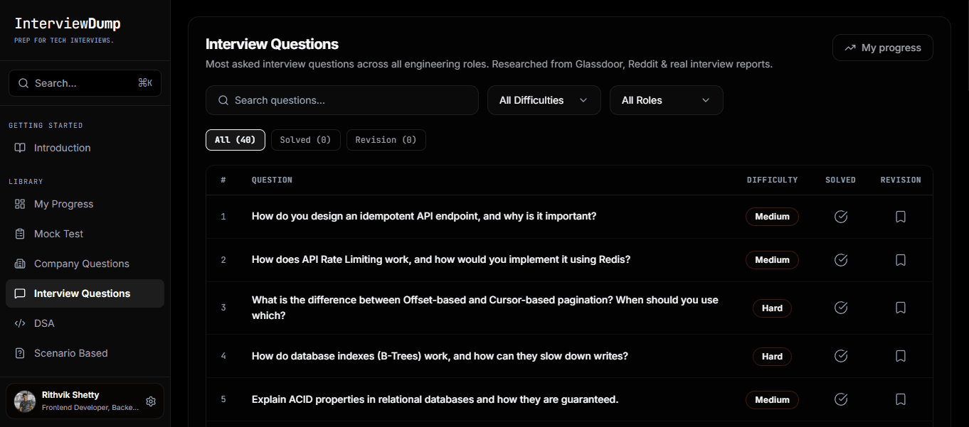 INTERVIEWDUMP Detail 2